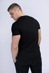Lonsdale T-Shirt Nybster Schwarz/Braun/Dunkelblau/Grau/Rot
