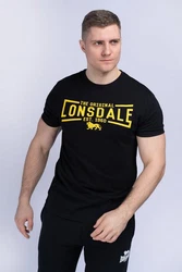 Lonsdale T-Shirt Nybster Schwarz/Braun/Dunkelblau/Grau/Rot