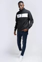 Lonsdale Sweatjacke ALNWICK Schwarz/Weiß