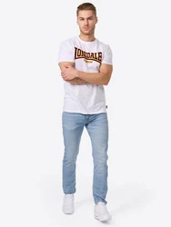 Lonsdale T-Shirt Classic Weiß/Rot/Beige/Gold
