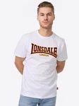 Lonsdale T-Shirt Classic Weiß/Rot/Beige/Gold
