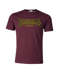 Lonsdale T-Shirt Classic Dunkelrot/Bordeaux/Rot
