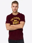 Lonsdale T-Shirt Original Dunkelrot/Bordeaux/Lila