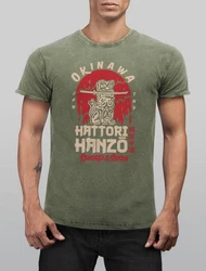 Neverless Print-Shirt Hattori Hanzo Sword and Sushi Okinawa Japan 
