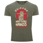 Neverless Print-Shirt Hattori Hanzo Sword and Sushi Okinawa Japan 