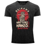 Neverless Print-Shirt Hattori Hanzo Sword and Sushi Okinawa Japan 