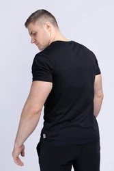 Lonsdale T-Shirt Yettington Rot/Dunkelblau/Schwarz