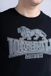 Lonsdale T-Shirt Yettington Rot/Dunkelblau/Schwarz