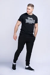 Lonsdale T-Shirt Yettington Rot/Dunkelblau/Schwarz