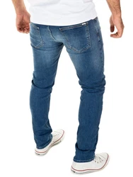 WOTEGA Herren Jeans Slim Fit Justin Hellblau/Blau
