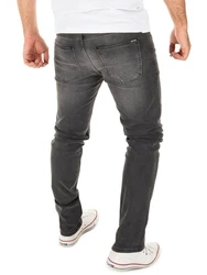 WOTEGA Herren Jeans Slim Fit Justin Dunkelgrau/Grau/Hellgrau