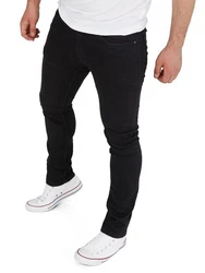 WOTEGA Herren Jeans Slim Fit Justin Schwarz