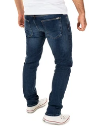 WOTEGA Herren Jeans Slim Fit Justin Hellblau/Dunkelblau/Blau