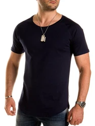 PITTMAN 3er Pack T-Shirt Herren Oversize Finn Rundhals-Ausschnitt Dunkelblau/Dunkelgrau/Grau