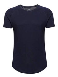 PITTMAN 3er Pack T-Shirt Herren Oversize Finn Rundhals-Ausschnitt Dunkelblau