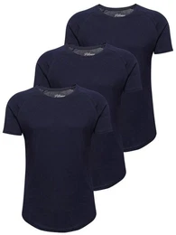 T-Shirt 3-Pack Herren T-Shirt Finn (Set, 3er-Pack) Oversize Rundhals T-Shirt
