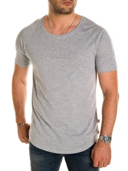 PITTMAN 3er Pack T-Shirt Herren Oversize Finn Rundhals-Ausschnitt Grau/Hellgrau