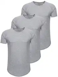 T-Shirt 3-Pack Herren T-Shirt Finn (Set, 3er-Pack) Oversize Rundhals T-Shirt