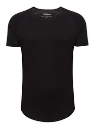 PITTMAN 3er Pack T-Shirt Herren Oversize Finn Rundhals-Ausschnitt Schwarz/Dunkelblau/Dunkelgrau
