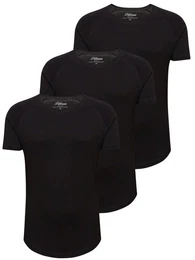 T-Shirt 3-Pack Herren T-Shirt Finn (Set, 3er-Pack) Oversize Rundhals T-Shirt