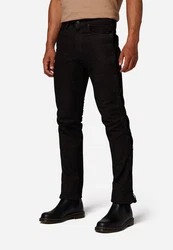 RICANO Lederhose NBK-101 Jeans Optik Schwarz/Dunkelrot