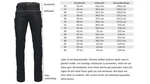 RICANO Lederhose NBK-101 Jeans Optik Schwarz/Dunkelrot