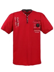 Lavecchia T-Shirt LV-2042 V-Ausschnitt Rot (LV-2042)
