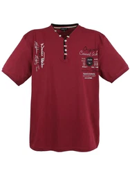 Lavecchia T-Shirt LV-2042 V-Ausschnitt Bordeaux (LV-2042)