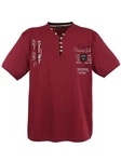 Lavecchia T-Shirt LV-2042 V-Ausschnitt Bordeaux (LV-2042)