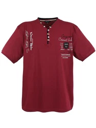 Lavecchia T-Shirt LV-2042 V-Ausschnitt Bordeaux (LV-2042)
