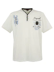 Lavecchia T-Shirt LV-2042 V-Ausschnitt Creme-Weiss (LV-2042)