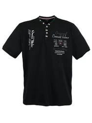 Lavecchia T-Shirt LV-2042 V-Ausschnitt Schwarz (LV-2042)