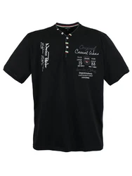 Lavecchia T-Shirt LV-2042 V-Ausschnitt Schwarz (LV-2042)