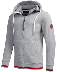 Alessandro Salvarini Sweatjacke ASRevellio Grau/Hellgrau