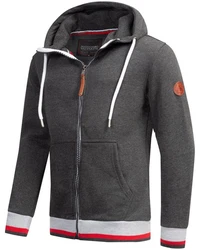 Alessandro Salvarini Sweatjacke ASRevellio Dunkelgrau/Grau/Hellgrau
