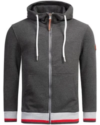 Alessandro Salvarini Sweatjacke ASRevellio Dunkelgrau/Grau/Hellgrau