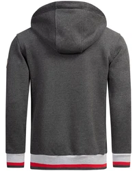 Alessandro Salvarini Sweatjacke ASRevellio Dunkelgrau/Grau/Hellgrau