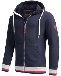 Alessandro Salvarini Sweatjacke ASRevellio Dunkelblau/Schwarz/Blau/Hellblau