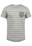 !Solid Rundhalsshirt SDFidel Hellgrau/Grau