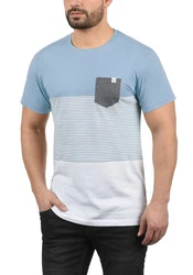 !Solid Malte Herren T-Shirt Kurzarm Shirt Mit Streifen Rundhals (SDMalte) 