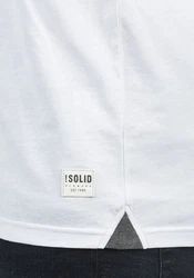 !Solid Malte Herren T-Shirt Kurzarm Shirt Mit Streifen Rundhals (SDMalte) Grau/Hellgrau/Silber