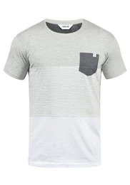 !Solid Rundhalsshirt SDMalte Kurzarmshirt mit Streifen und Brusttasche