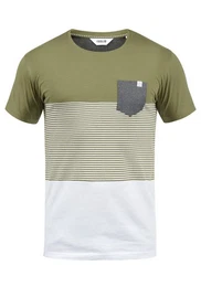 !Solid Rundhalsshirt SDMalte Kurzarmshirt mit Streifen und Brusttasche