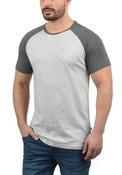 Solid Herren T-Shirt Kurzarm Shirt Mit Rundhalsausschnitt SDBastian 