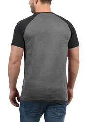 Solid Herren T-Shirt Kurzarm Shirt Mit Rundhalsausschnitt SDBastian 