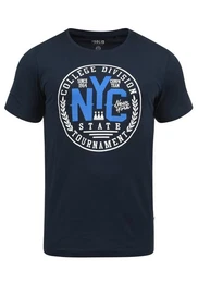 !Solid Rundhalsshirt SDYork Kurzarmshirt mit Front-Print