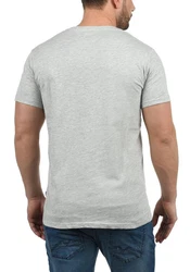 !Solid York Herren T-Shirt Kurzarm Shirt Mit Print Und Rundhalsausschnitt 
