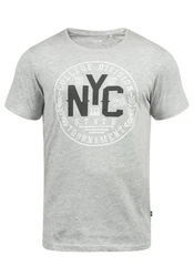 !Solid York Herren T-Shirt Kurzarm Shirt Mit Print Und Rundhalsausschnitt 