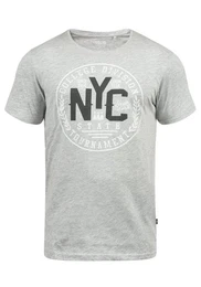 !Solid Rundhalsshirt SDYork Kurzarmshirt mit Front-Print