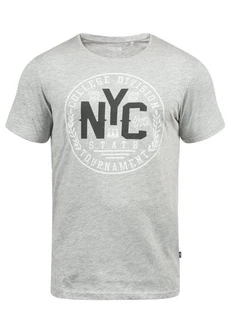 !Solid York Herren T-Shirt Kurzarm Shirt Mit Print Und Rundhalsausschnitt 